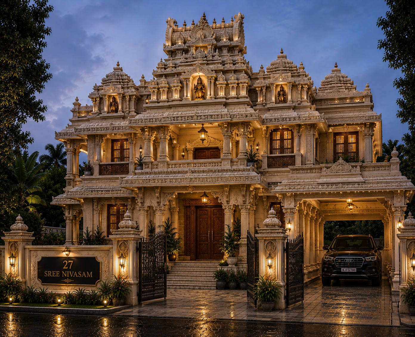 Temple grandeur elevation