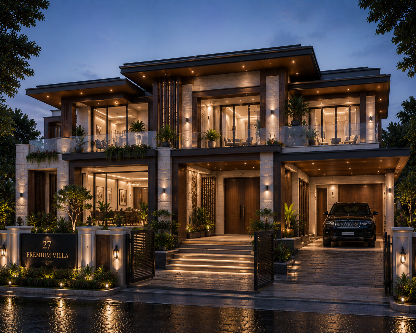 Premium contemporary elevation